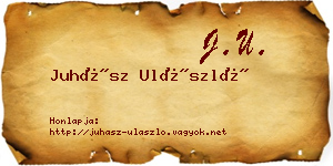 Juhász Ulászló névjegykártya